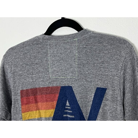 Aviator Nation Gray Lightning Bolt Short Sleeve T Shirt Size Small - Picture 7 of 13